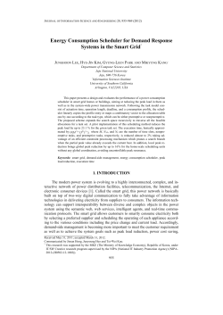 Energy Consumption Scheduler for Demand Response Systems in