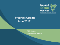Niall Cussen, Department of Housing, Planning