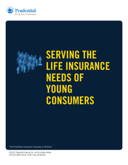 SERVING THE LIFE INSURANCE NEEDS OF YOUNG CONSUMERS