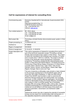 EoI - GIZ
