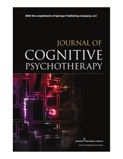 COGNITIVE - Dr. Tracy Dennis