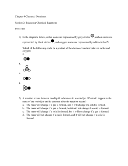 Chapter 4-Chemical Dominoes