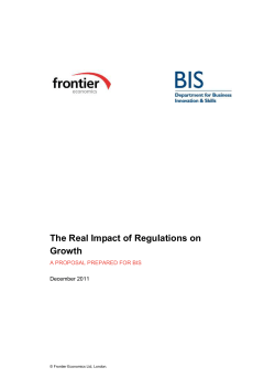 The Real Impact of Regulations on Growth