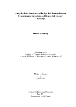Analysis of the Structure and Design Relationship - EMU I-REP