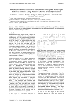 Enhancement of 43Gb/s DPSK Transmission Though 66