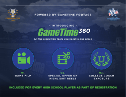 included for every high school player as part of registration