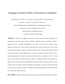 Imaging Cyclotron Orbits of Electrons in Graphene