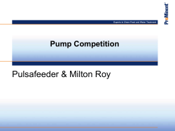 Pump Competition