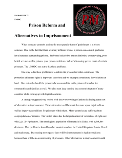 Prison Reform and Alternatives to Imprisonment - Pat