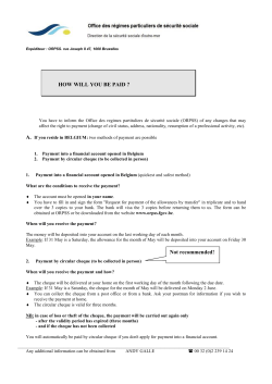 comment recevrez-vous vos paiements