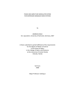 PHASE AND AMPLITUDE MODULATED OFDM FOR