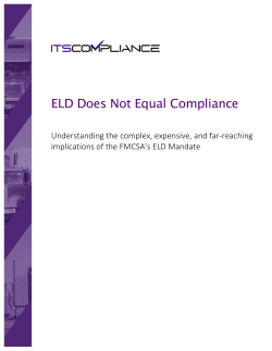 ELD Does Not Equal Compliance