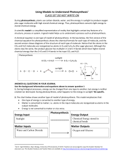 Photosynthesis
