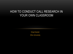 How to Conduct Research in Your Own Classroom