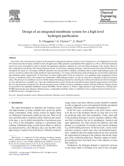Design of an integrated membrane system for a high level