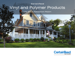 Life Cycle Assessment