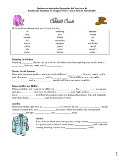 Back to School Cloze