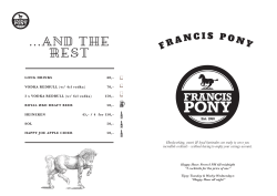 AND THE REST - Francis Pony