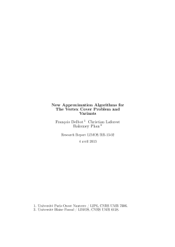 New Approximation Algorithms for The Vertex Cover Problem and