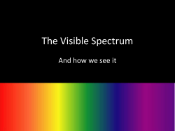The Visible Spectrum