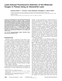 Laser-Induced Fluorescence Detection of Hot Molecular Oxygen in