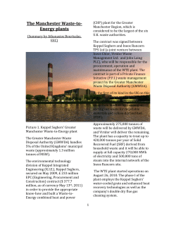 The Manchester Waste-to-Energy plants
