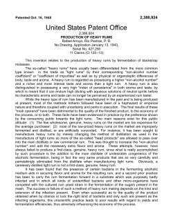 Production of Heavy Rums - RM Perkins Smoking Pipes