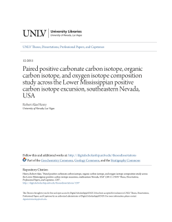 Paired positive carbonate carbon isotope, organic carbon isotope