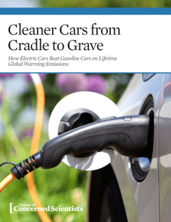 Cleaner Cars from Cradle to Grave