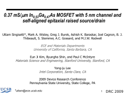 Self-aligned raised source/drain for scaled channel