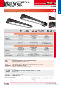 incREAsED sAFEtY LiGHtinG FiXtuREs FOR Bi-Pin