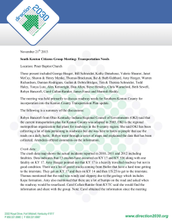 November 21 2013 South Kenton Citizens Group Meeting