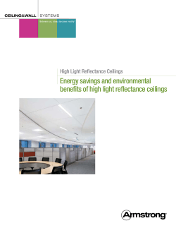 Energy savings and environmental benefits of high light reflectance