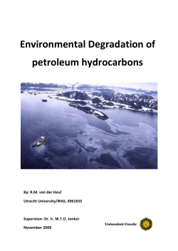 Environmental Degradation of petroleum hydrocarbons
