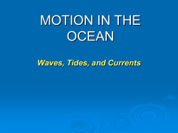 motion in the ocean