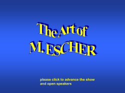 please click to advance the show and open speakers MAURITS C
