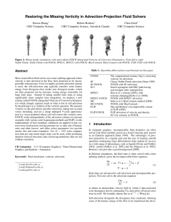 Restoring the Missing Vorticity in Advection