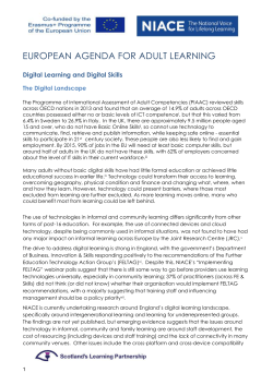 The Digital Landscape - Learning and Work Institute