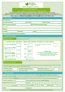 Group Visit Booking Form 2016 V2