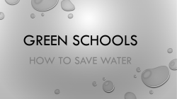 green schools - Presentation Primary School