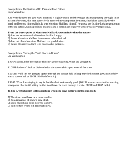 Excerpt from: The System of Dr. Tarr and Prof. Fether Edgar Allan