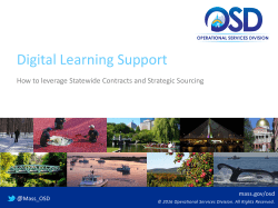 OSD - Massachusetts Department of Elementary and Secondary