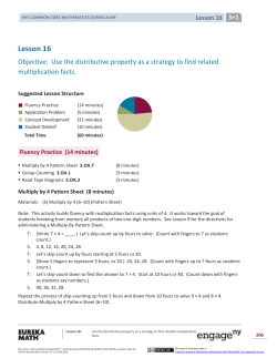 Grade 3 Mathematics Module 1, Topic E, Lesson 16
