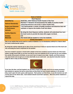 Heart Squeeze - SHAPE America