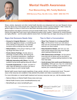 Mental Health Awareness