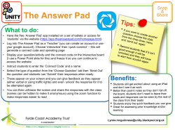 Snap and Share_The Answer Pad