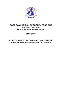Cost Comparison Frozen cost comparison research