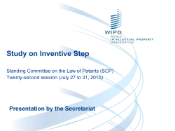 Study on Inventive Step