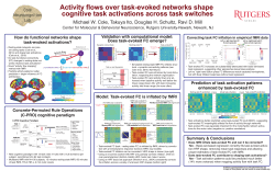Activity flows over task-evoked networks shape cognitive