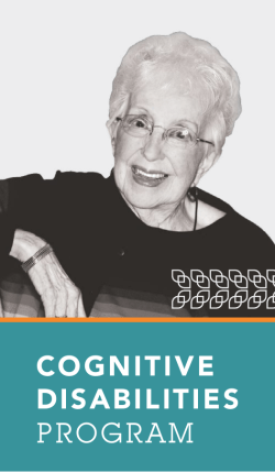cognitive disabilities program